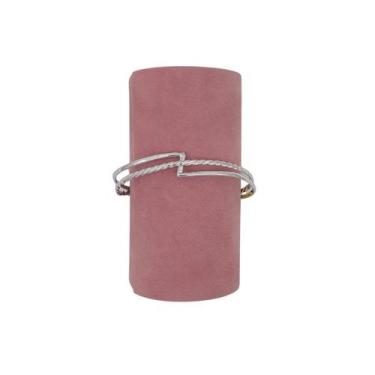 Imagem de Bracelete Trançado Semijóia Banho Ródio Elegante Empoderada - MIL ESTR