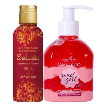 Imagem de Óleo Corporal Sedução + Gel Hidrante Corporal Sensação Sweet Girl Mora
