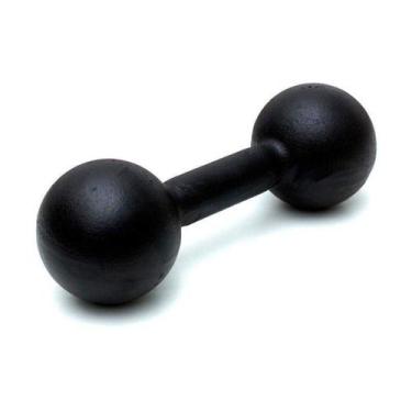 Imagem de Halteres Peso Pintado 2 kg Unibrás (Unidade) - Fundição Unibrás, Preto