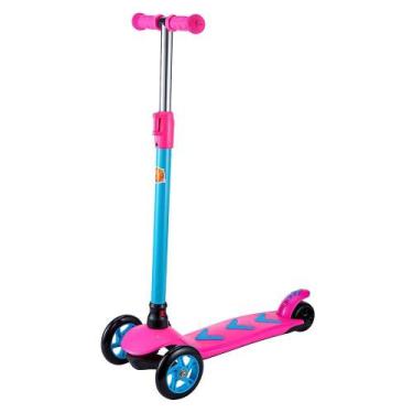 Imagem de Patinete Infantil 3 Rodas Slim Seta Radical Rosa DM Toys DMR0009 RS