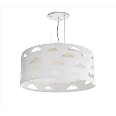 Imagem de LUSTRE INFANTIL PENDENTE NUVENS RECORTES CÁQUI 50X16