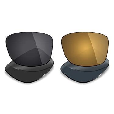 Imagem de Mryok 2 pares de lentes polarizadas de substituição para óculos de sol Oakley Jupiter Squared – Opções