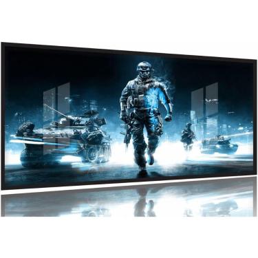 Imagem de Quadros Decorativos Battlefield 130x60 Moldura Preta 2x2