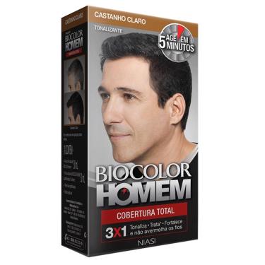 Imagem de Tonalizante Homem Castanho Claro - BIOCOLOR