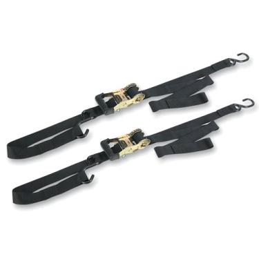 Imagem de Ancra 49970-102 Black Big Bike Gradual Release Ratcheting Integra Tie Down - Par