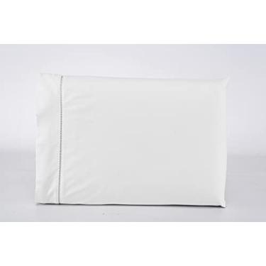 Imagem de Par de Fronhas 400 Fios Toque Branco
