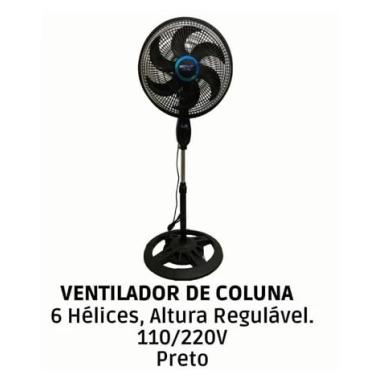 Imagem de Novo tipo de coluna ventilador TYF 40cm-127cm ajuste de altura livremente, ventilador de pé 220v. Ventilador De Coluna Solaris 6 Pás Turbo Ultra Potente 75w Tyf C 220v