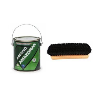 Imagem de Cola Contato De Sapateiro 3,6 L + Escova Cerdas Macias - Kit Condor e 