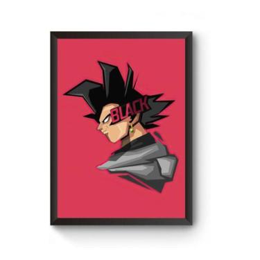 Imagem de Quadro Decorativo Goku Black - Fanarte