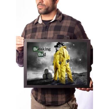 Imagem de Quadro Decorativo Breaking Bad Poster Com Moldura - Fanarte
