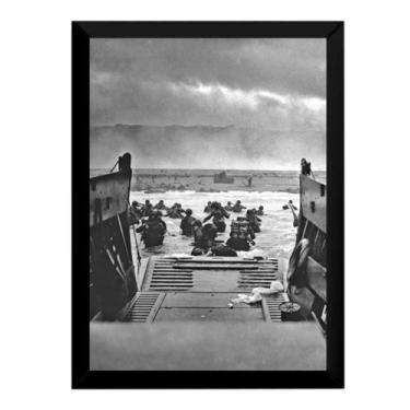 Imagem de Quadro Segunda Guerra Mundial Dia D História Foto Ataque - Fanarte