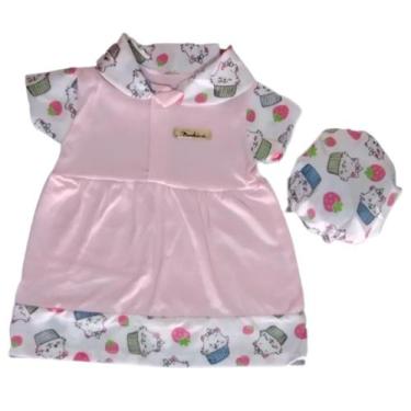 Imagem de Vestido com chapéu para bebê prematuro menina - Duda Shop