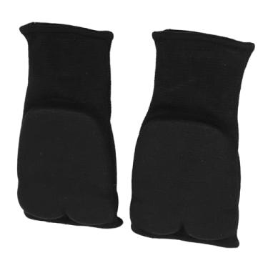 Imagem de Envoltórios de Mão de Boxe, 1 par de Luvas de Boxe Internas Confortáveis ​​e Flexíveis de Dispersão de Choque Portátil para karatê (Preto)
