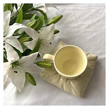 Imagem de Caneca Novidade Canecas de Café de Cerâmica 3D Almofada de Cerâmica Design Copo Bonito Criativo Leite Café para Presente Incrível Caneca de Café de 190 g (Cor: Amarelo)
