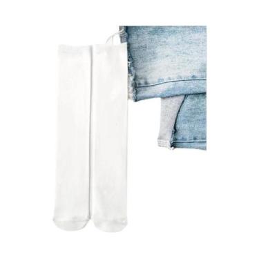 Imagem de Meias Altas Para Meninos E Meninas Brancas E Pretas Para Uniforme Esco