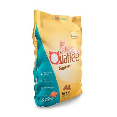 Imagem de Ração Quatree Gourmet para Gatos Adultos Sabor Peixe - 10,1kg
