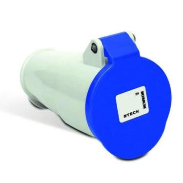 Imagem de Tomada Acoplamento 3P+T 16A 200/250V Azul 9H N4059 Steck