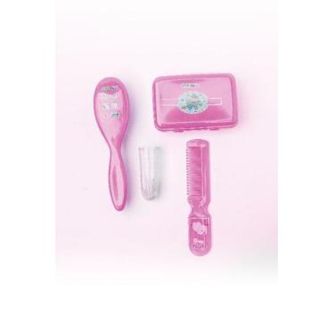 Imagem de Kit Banho Soft com Massageador Gengiva Rosa - Cefisa