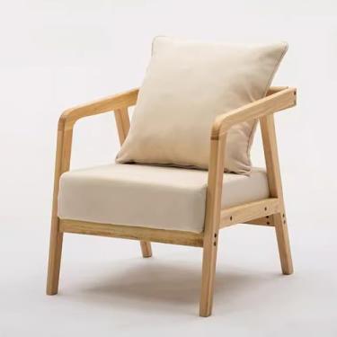 Imagem de UISLA Braço estofado grosso para sofá moderno com moldura de madeira maciça, almofada macia para sala de estar e quarto