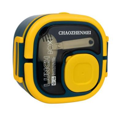 Imagem de Pote Marmita 900ml Lancheira com Divisórias para Refeições - Genérico,