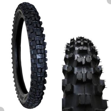 Imagem de Pneu Moto Dianteiro Cravudo 2.75 Aro 18 42 P Offroad Trilha Estrada Te