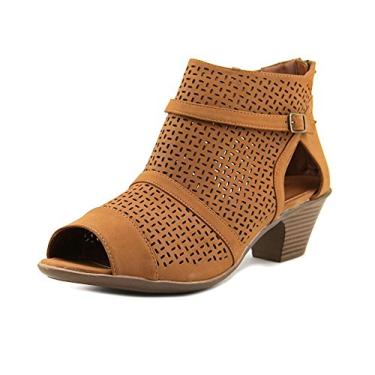 Imagem de Easy Street Sapato feminino casual Carrigan Peep Toe Shootie, Cinza, 39