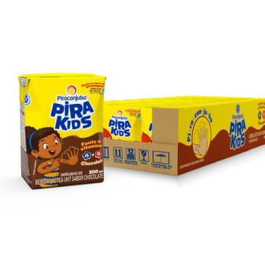 Imagem de Kit 12 Bebida Láctea Pirakids Chocolate 200ml - Piracanjuba