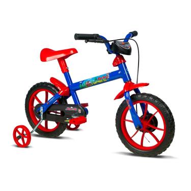 Imagem de Bicicleta Infantil Verden Jack Azul e Vermelha - Aro 12 com rodinhas