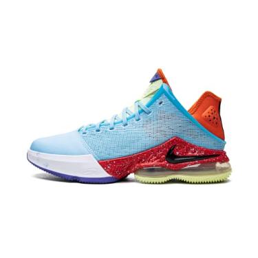 Imagem de Nike Lebron 19 Low Basketball Shoes Blue Chill/Black-LT Crimson DO9829-400 11