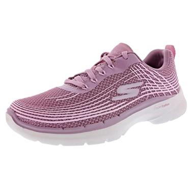Imagem de Skechers Go Walk 6 Inner Joy feminino, Malva, 35