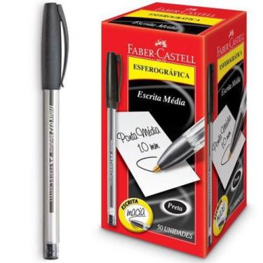 Imagem de Caneta Esferografica Trilux Ponta Media Preta CX com 50 - Gna