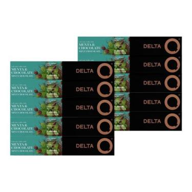 Imagem de 100 Cápsulas Delta Q Café Chocolate Com Menta Intensidade 7