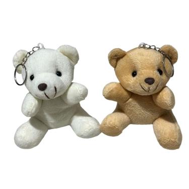 Imagem de Kit 6 Urso De Pelucia Chaveiro Fofo Cesta  Ursinho Lembrancinha - 9cm