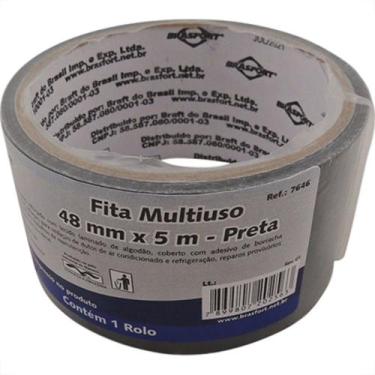 Imagem de Fita Silver Tape Brasfort Preta 48Mmx05M