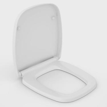 Imagem de Kit 3 Assentos Sanitário Softclose com Fácil Remoção Avant/art Incepa Branco Brilhante