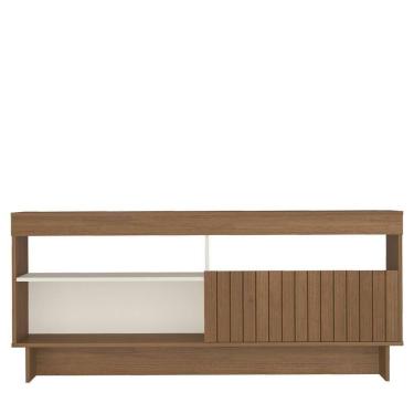 Imagem de Rack Bancada 65 Pol 160 Cm 1p Basculante Cinamomo Off White Arly