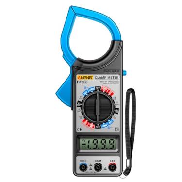 Imagem de MUNEFE DIGITAL CLAMP METER Multímetro Testador, Digital True RMS Profissional Cramp Meter, testador de tensão atual com tela LCD para teste (Blå)