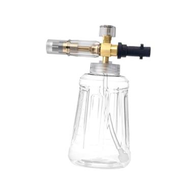 Imagem de Ｂｅｓｇａ Garrafa de lança de espuma de 1/4 de polegada de conexão rápida, pulverizador de pressão de 1L, ferramenta de lavagem de carro para limpeza doméstica, 26x15x11cm