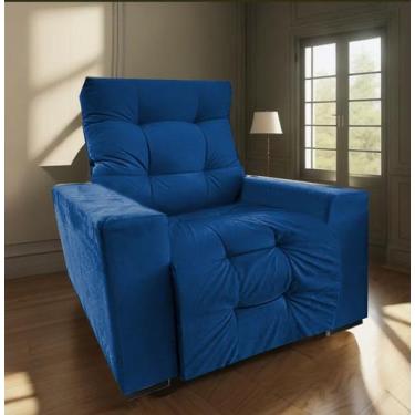 Imagem de Poltrona Retratil e Reclinavel com Rodape de Apoio Para os Pes Cris - 