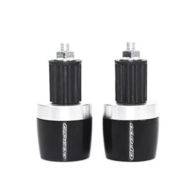 Imagem de Extremidades das manoplas do guidão da motocicleta, tampas das extremidades dos manípulos, acessórios deslizantes de peso para GILERA GP800 GP 800
