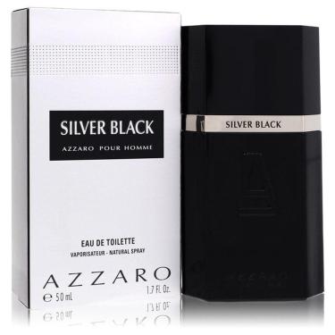 Imagem de Perfume Masculino Silver Black Azzaro 50 Ml Eau De Toilette