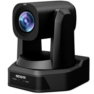 Imagem de RUNPU NDI PTZ Camera 20X Optical Zoom Full HD Live Streaming Auto Tracking Camera with SDI/HDMI/USB3.0/IP for Church Worship Education Events Support POE (HD66A-20N Black) (RP-HD66A-20N)