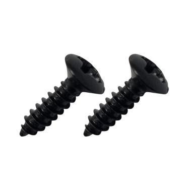 Imagem de Kit 2 Parafuso Escudo 3Mm X 12Mm Guitarra Baixo Preto