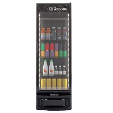 Imagem de Expositor de Bebidas 445L GRV45BINLB All Black Gelopar Bivolt, Preto, 