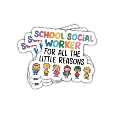 Imagem de Adesivo de vinil para professores, estudantes, conselheiros, aliados, laptop, garrafa de água, caderno, fichário, janela de carro, 3 peças