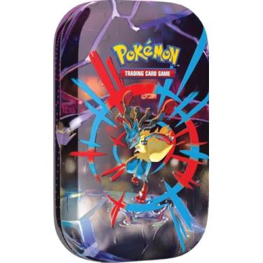 Imagem de Pokemon Trading Card Game TCG Mega Evolutions Mini Tins - 2 Packs, 1 Destined Rivals, 1 Mega Evolution Plus Sticker and Art Card (Mega Lucario)