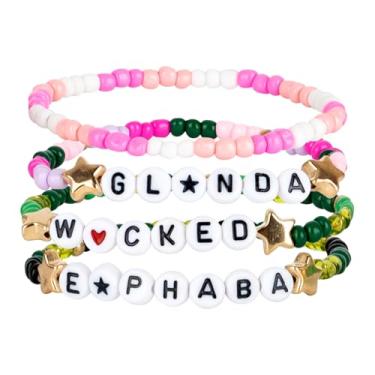 Imagem de GRBeid For Wicked Merch Gifts Pulseira de brinquedos para Glinda para Elphaba para fãs perversos mercadoria decorações de festa de aniversário acessórios de fantasia joias da amizade