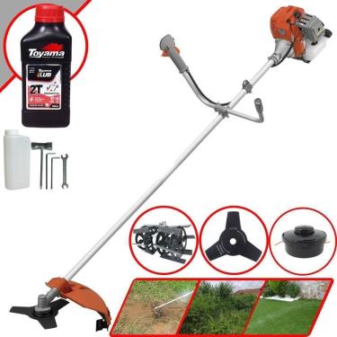 Imagem de Roçadeira Tekna 52cc 2hp + Enxada Rotativa + óleo Toyama