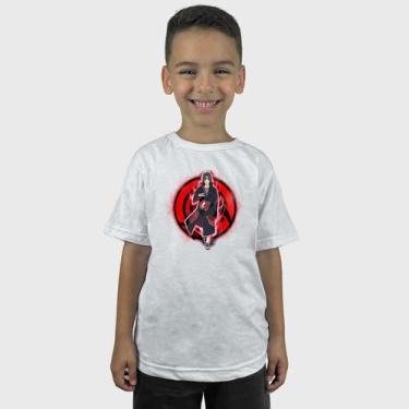 Imagem de Camiseta Infantil Menino Estampa itachi Mangekyo Sharingan Geek - MP M