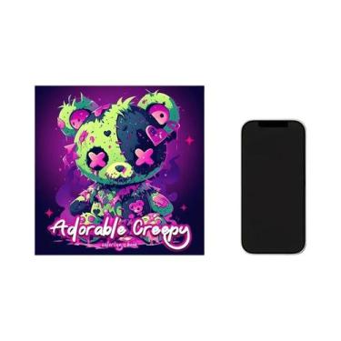 Imagem de Livro De Colorir Para Adultos Com Desenhos De Ursos Fofos, 78 Páginas,